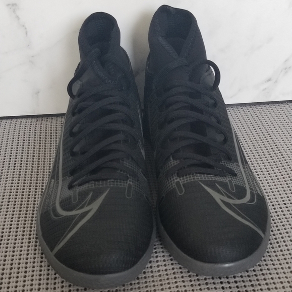 Nike Mercurial Superfly 8 Men Black Gray Mid Top Trainer Athletic Shoes Sz 7.5 main image 4